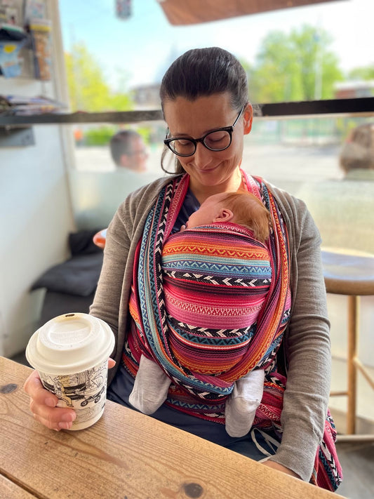 Woven wraps: Front Wrap Cross Carry