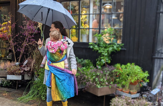 Rainy weather? You can still use wraps outside!