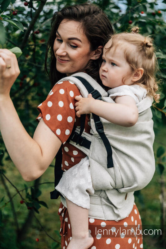 LennyLamb Preschool Carrier - Arrow Whisper 100% linen