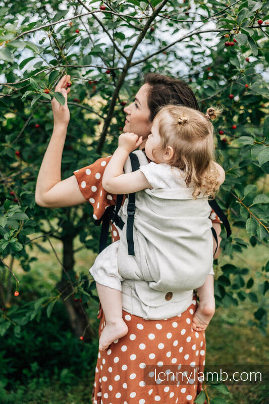 LennyLamb Preschool Carrier - Arrow Whisper 100% linen