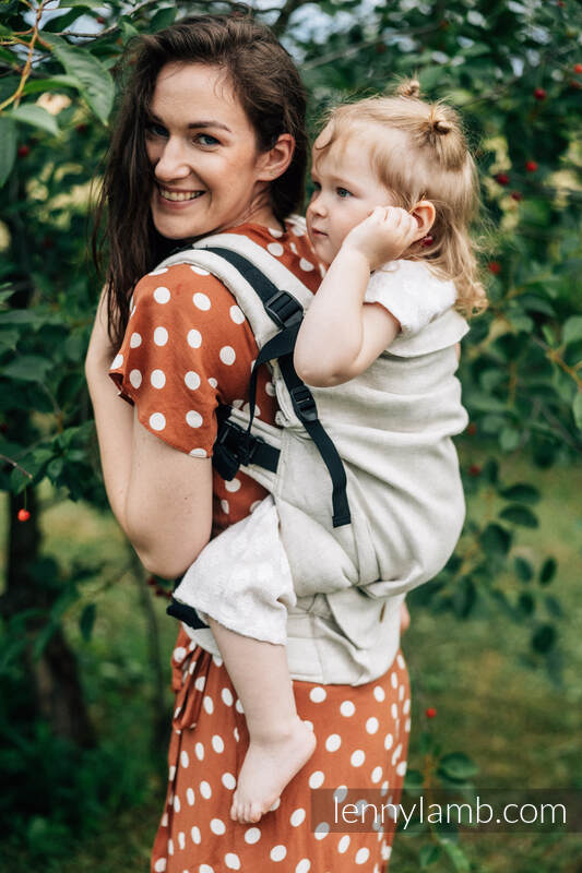 LennyLamb Preschool Carrier - Arrow Whisper 100% linen