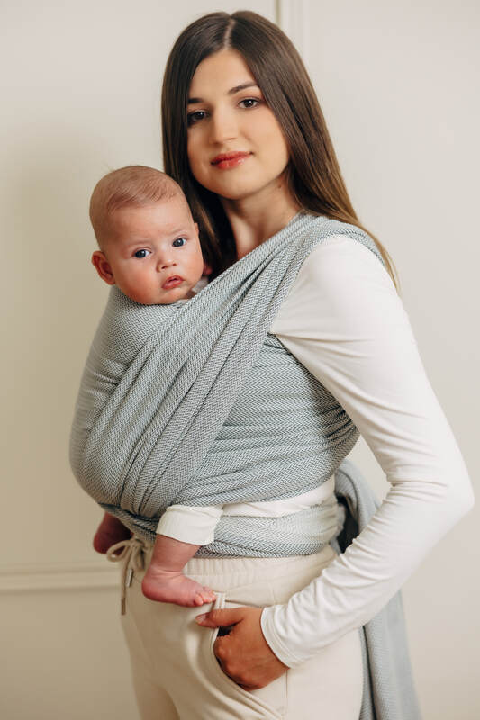 LennyLamb Woven Wrap - LIttle Herringbone Grey
