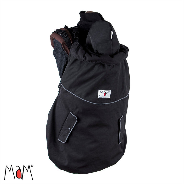 MaM 4 Season Deluxe FleX Babywearing Cover Black The Wrap Lady