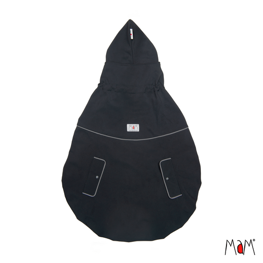 MaM 4-Season Deluxe FleX Babywearing Cover - Black