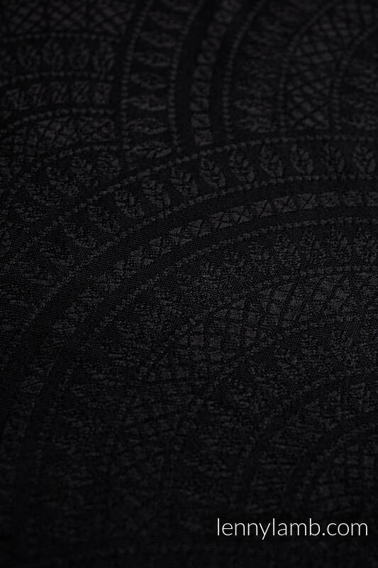 LennyHybrid Preschool size - Peacock's Tail Pitch Black (cotton & merino wool)