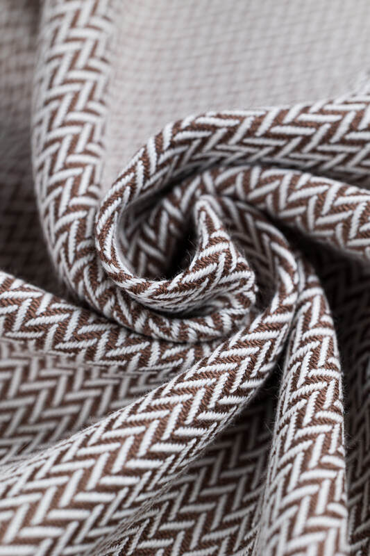 Ring Sling - Little Herringbone Almond