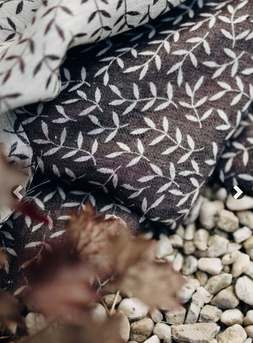 LennyLamb Ring Sling - Enchanted Nook Cocoa 100% linen