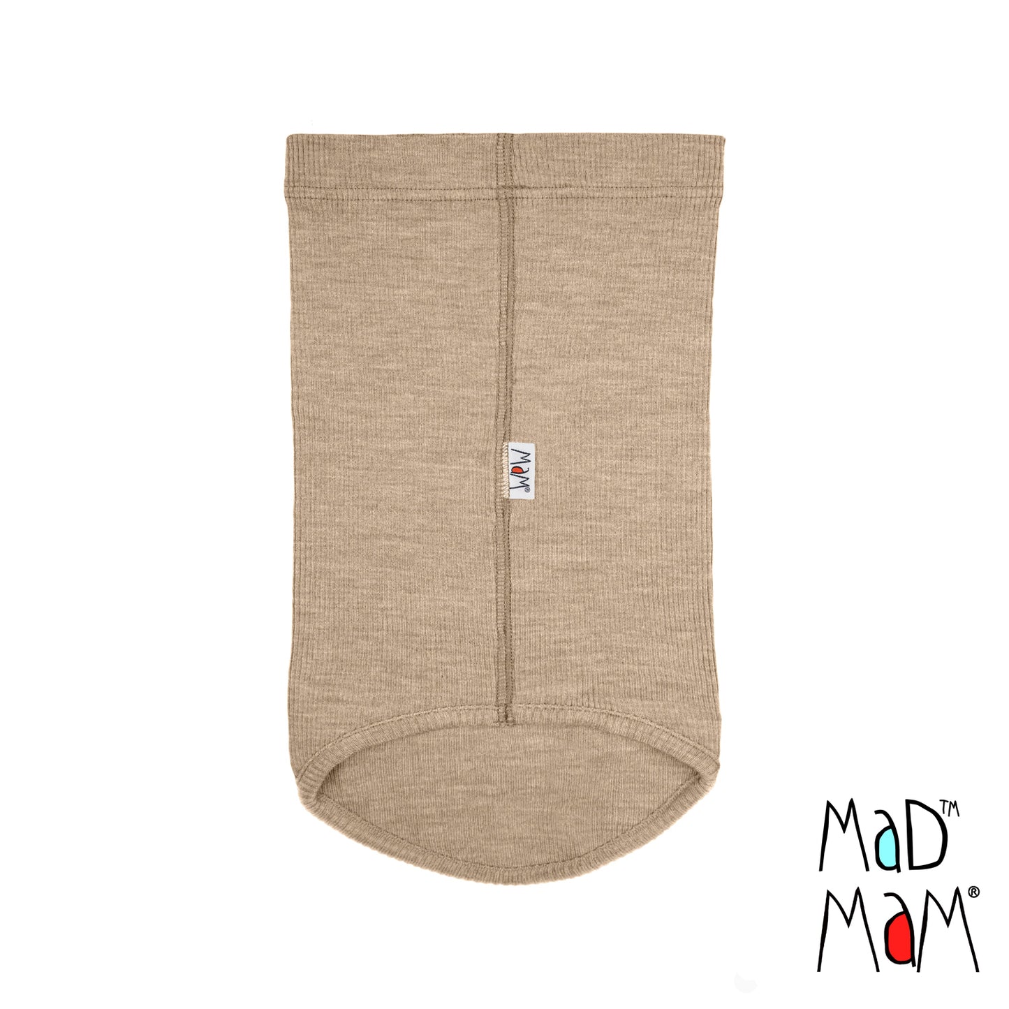 MaM/MaD Neck Tube Scarf - Driftwood Taupe (100% wool)