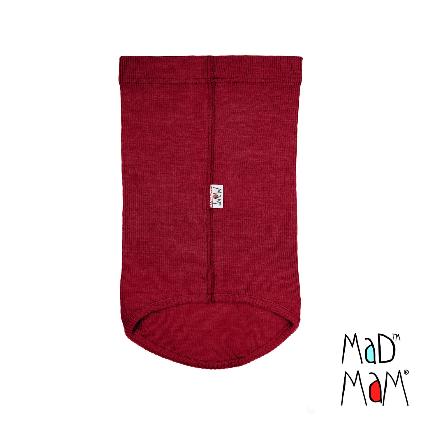 MaM/MaD Neck Tube Scarf - Wild Pomegranate (100% wool)