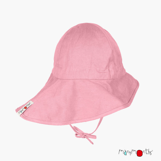 Adjustable Summer Hat Original (hemp&cotton) - Strawberry Milk
