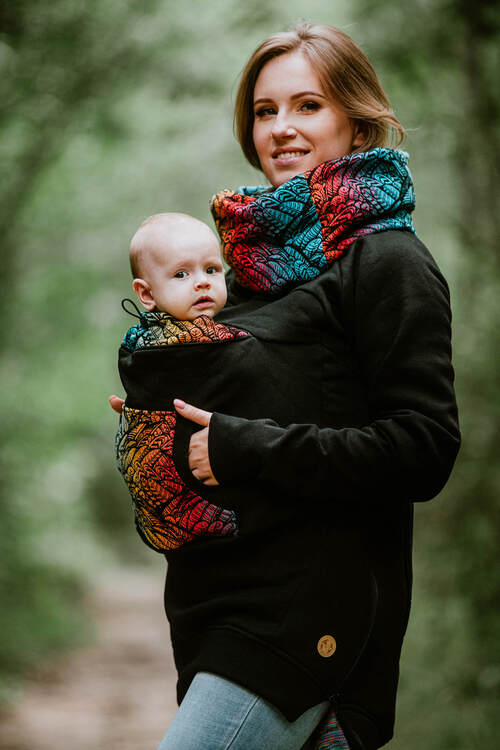 LennyLamb draagsweatshirt - Zwart met Wild Soul Daedalus