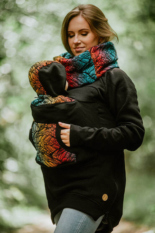 LennyLamb draagsweatshirt - Zwart met Wild Soul Daedalus