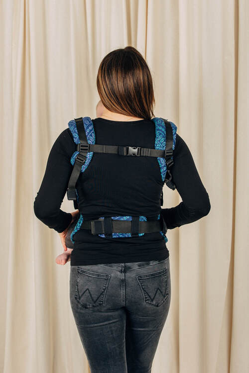 Lenny Lamb UpGrade Buckle Bæresele med mesh - Peacock's Tail Provance