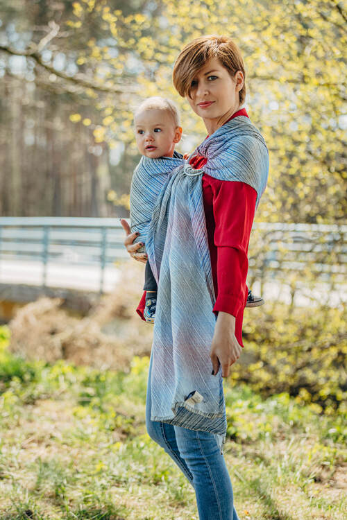 LennyLamb Ring Sling - Terra Humming 100% linen
