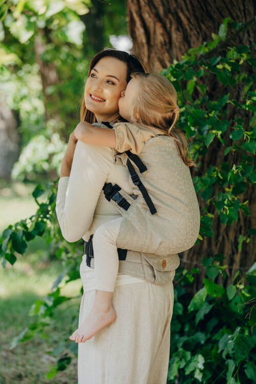 LennyLamb Preschool Carrier - Enchanted Nook 100% linen