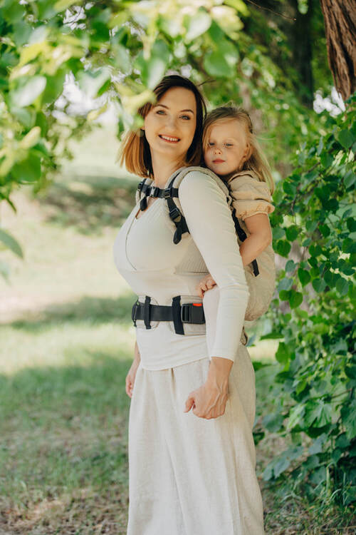 LennyLamb Preschool Carrier - Enchanted Nook 100% linen