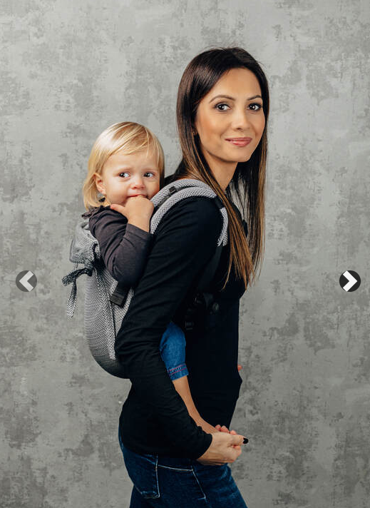 LennyLamb Onbuhimo PRO - Little Herringbone Ombre Grey – The Wrap Lady