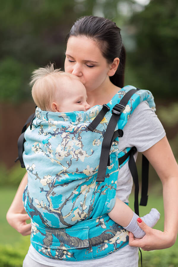 Natibaby NatiGrow draagzak met gesp - Amandelbloesem