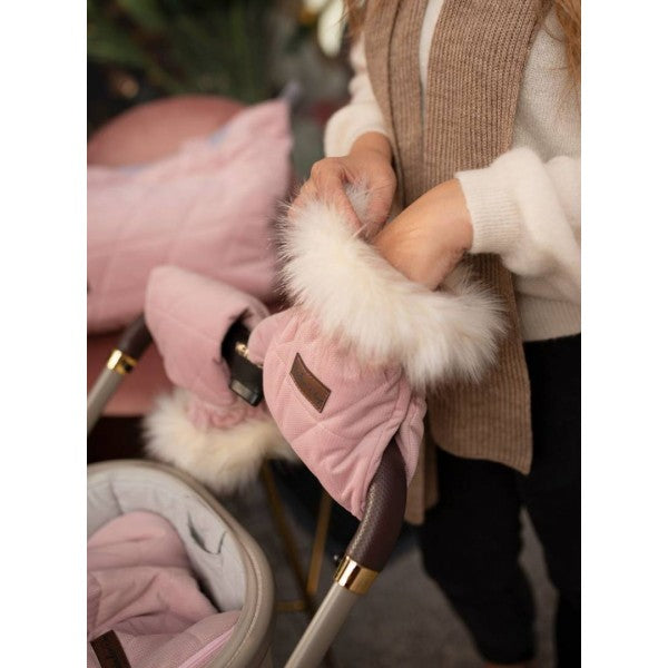 Kinder Hop Kinderwagen Wanten - Driehoeken Roze