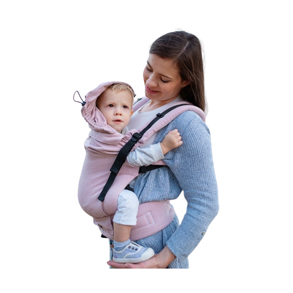 Kinder Hop Multi Grow draagzak met gesp - Pastel Rose