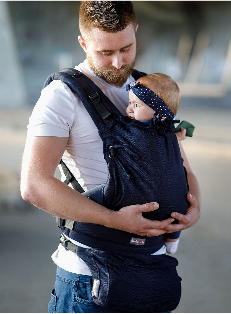 Kinder Hop Multi Soft Buckle Carrier - Donkerblauw