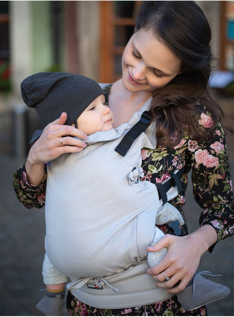 Kinder Hop Multi Soft Buckle Carrier - Ecru