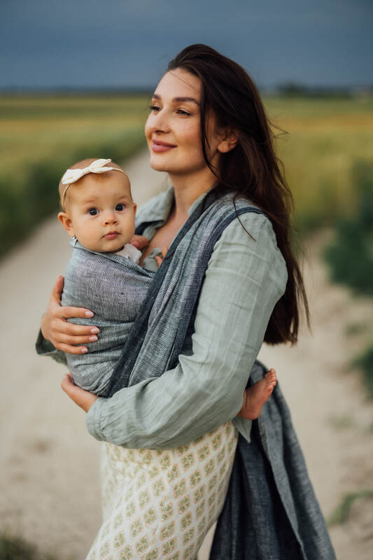 LennyLamb Woven Wrap - Arrow - Wave (100% linen)