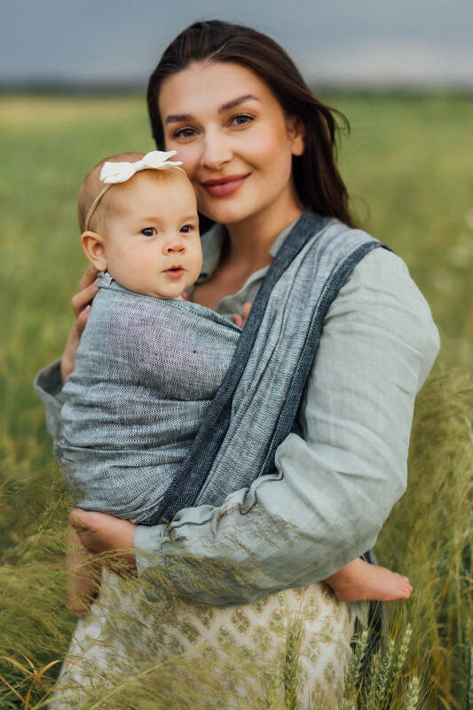 LennyLamb Woven Wrap - Arrow - Wave (100% linen)