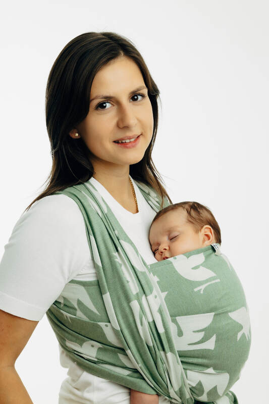 LennyLamb Woven Wrap - Birdy - Fly High (cotton, lyocell)