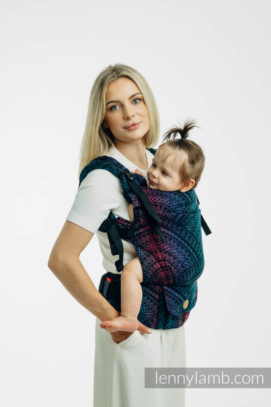 LennyUpGrade PRO - Peacock's Tail - Black Opal (cotton, merino wool, silk, cashmere)