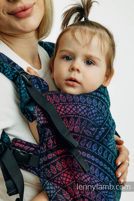 LennyUpGrade PRO - Peacock's Tail - Black Opal (cotton, merino wool, silk, cashmere)