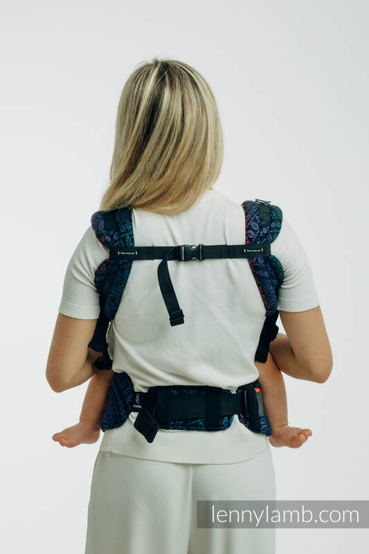 LennyUpGrade PRO - Peacock's Tail - Black Opal (cotton, merino wool, silk, cashmere)