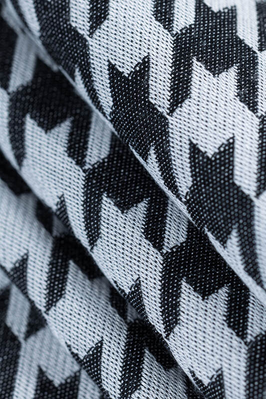 LennyPreschool - Pata de Gallo - Pixels (cotton, silk, bamboo viscose)