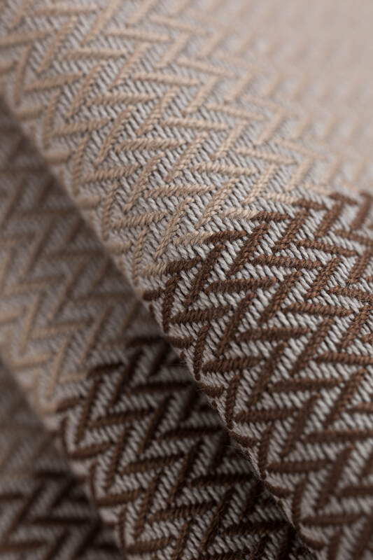 Ring Sling - Little Herringbone Caffe Latte