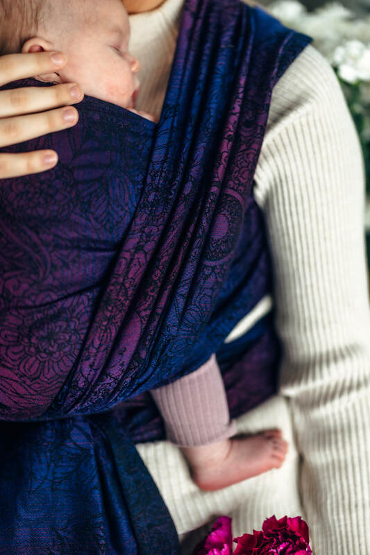 LennyLamb Woven Wrap - Wild Wine - Bouquet