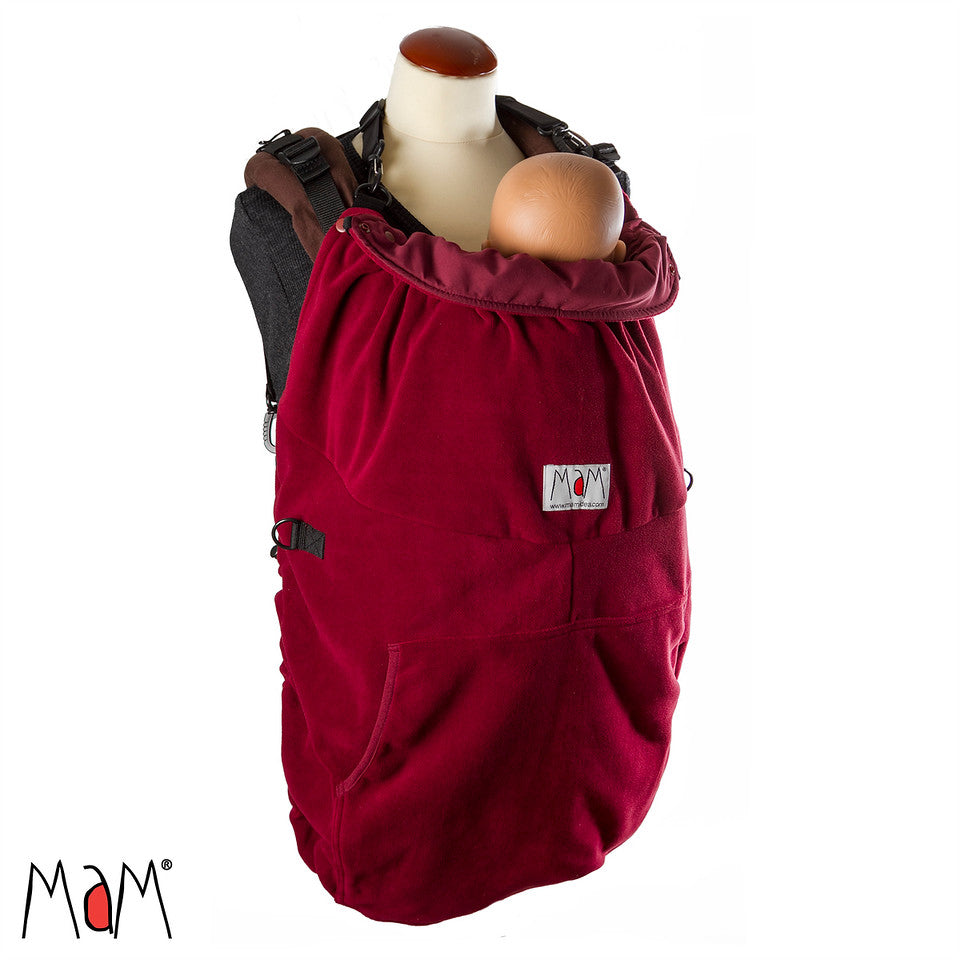 MaM All-Season Combo 3-in-1 Flex Babywearing cover - Dark Red/Black