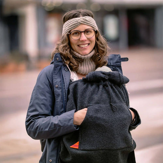 Didymos BabyDos Boiled Wool Babywearing Cover - Anthracite