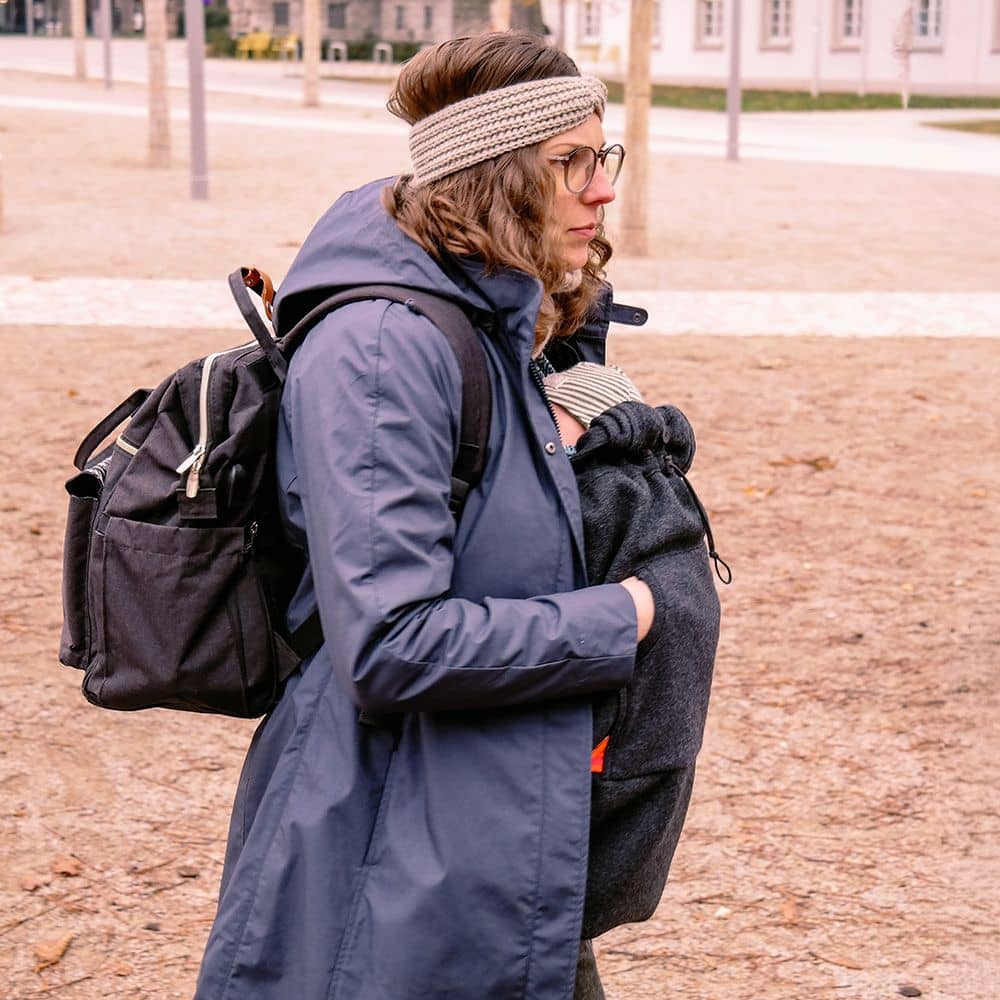 Didymos BabyDos Boiled Wool Babywearing Cover - Anthracite