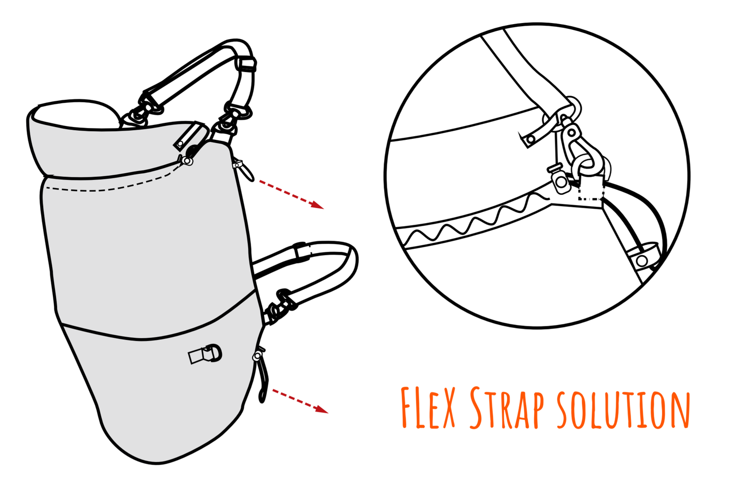 MaM 4-Season Deluxe FleX Babywearing Cover - Black