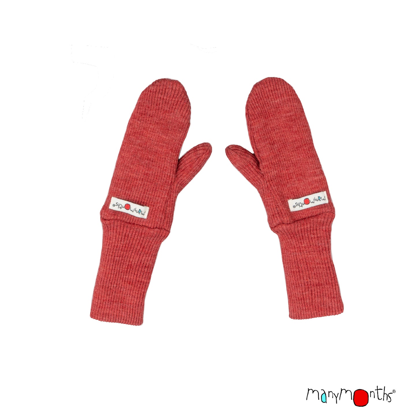 ManyMonths Long Cuff Mittens - Red Canyon (100% wool)