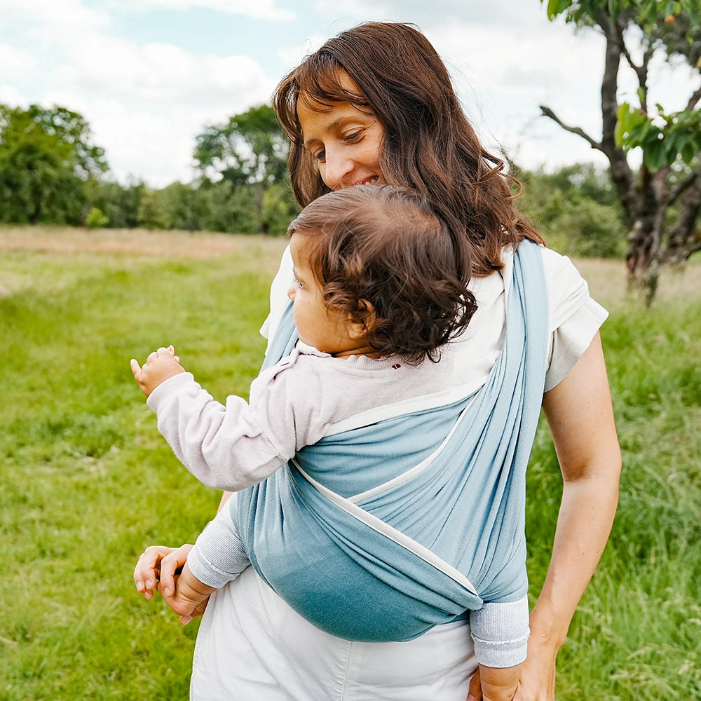 Didymos Jersey Wrap  - Doubleface Smoke Blue