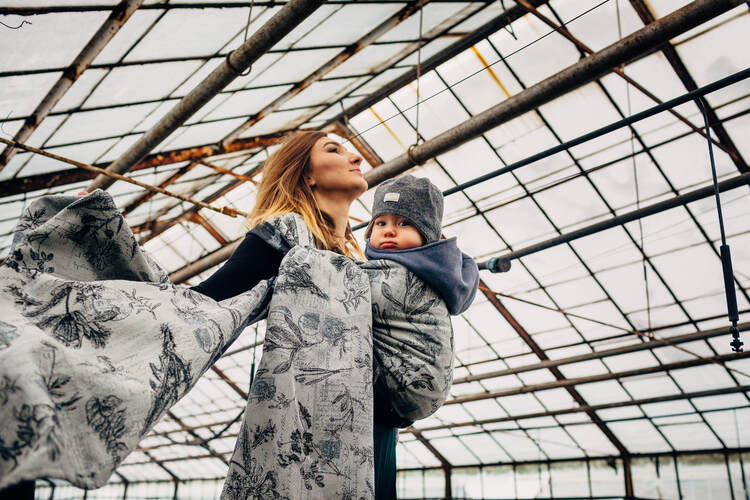 LennyLamb Woven Wrap - Herbarium Roundhay Garden