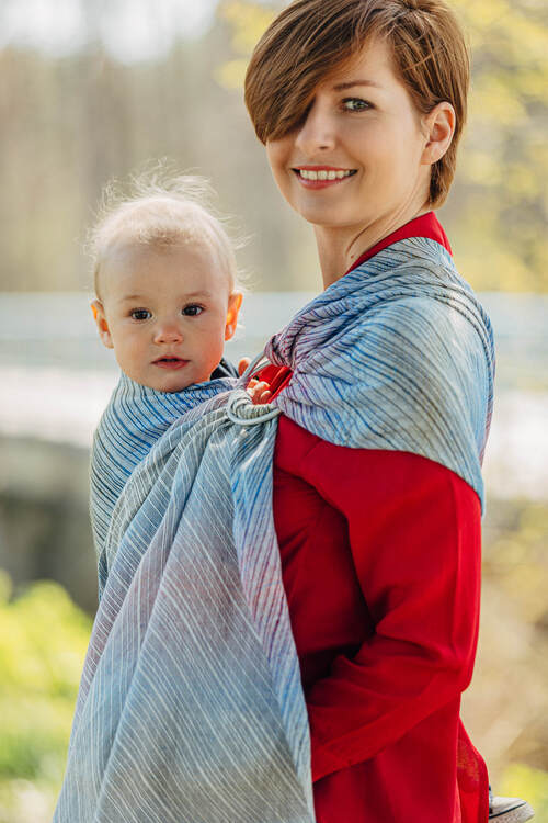 LennyLamb Ring Sling - Terra Humming 100% linen