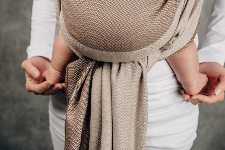 LennyLamb Woven Wrap - Baby Caffe Latte