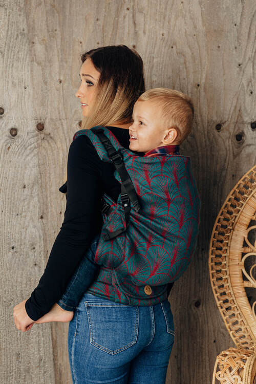 Lenny Lamb Preschool Bæresele - Deco Maroon Moss