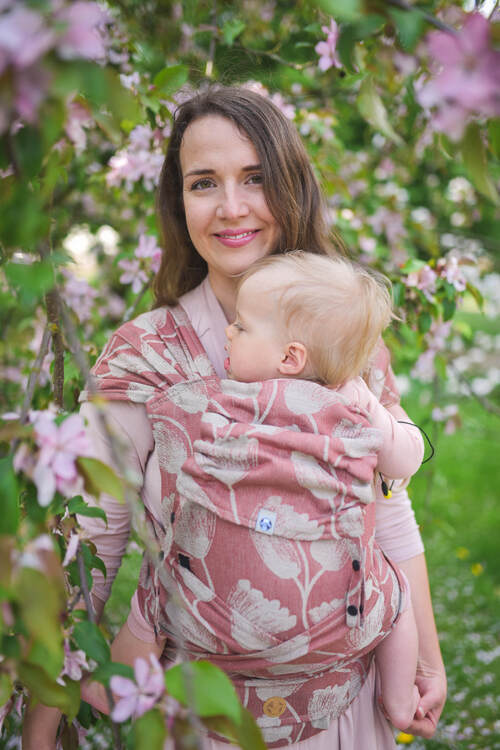 LennyHybrid - Viridiflora Coral Pink 100% linen