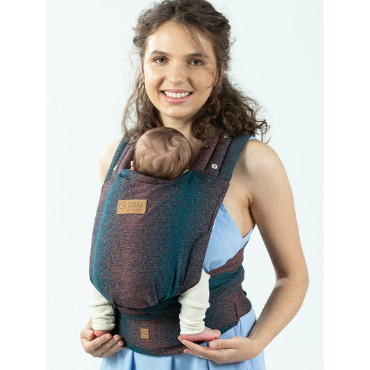Isara Quick Half Buckle Carrier - Pixelated Spicy Bamboo