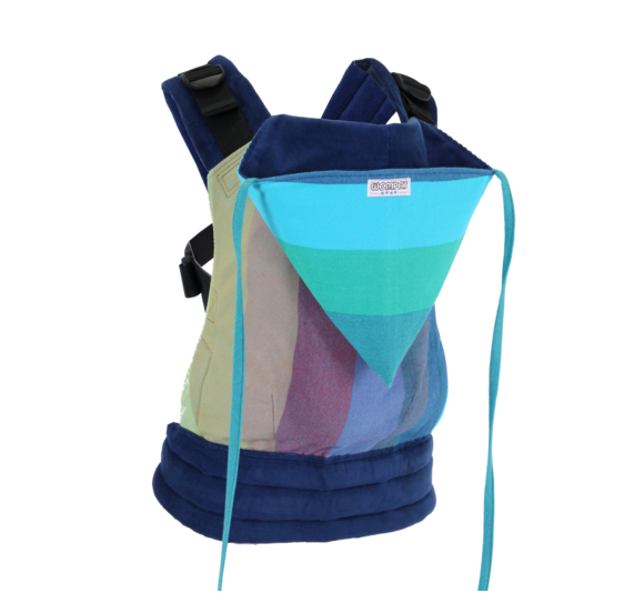 Wompat Toddler / Preschool Carrier - Classic Rainbow Blue