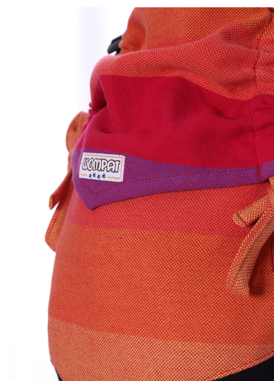 Wompat ILO Baby Buckle Carrier - Classic Rainbow Red