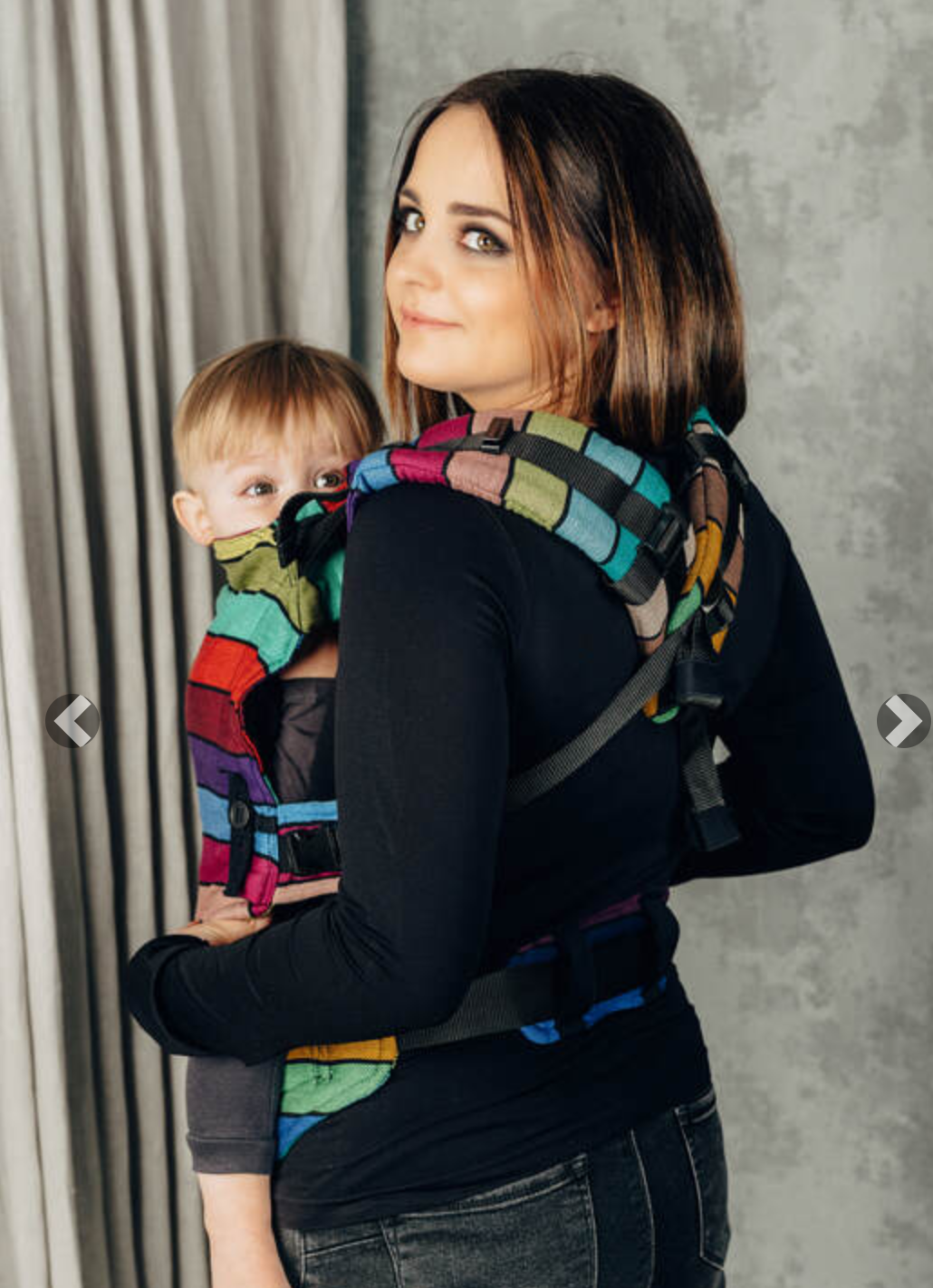 LennyLamb UpGrade Buckle Carrier - Carousel of Colours